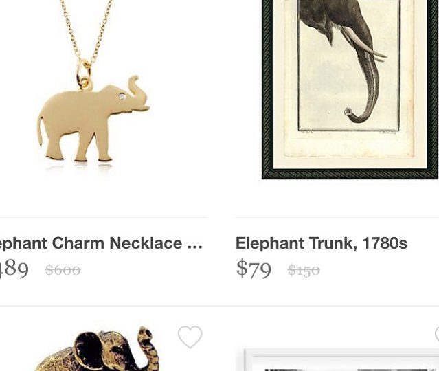 Catch the end of our #elephantday #sale on @onekingslane .Celebrate the tusk! #elephants #trunksup